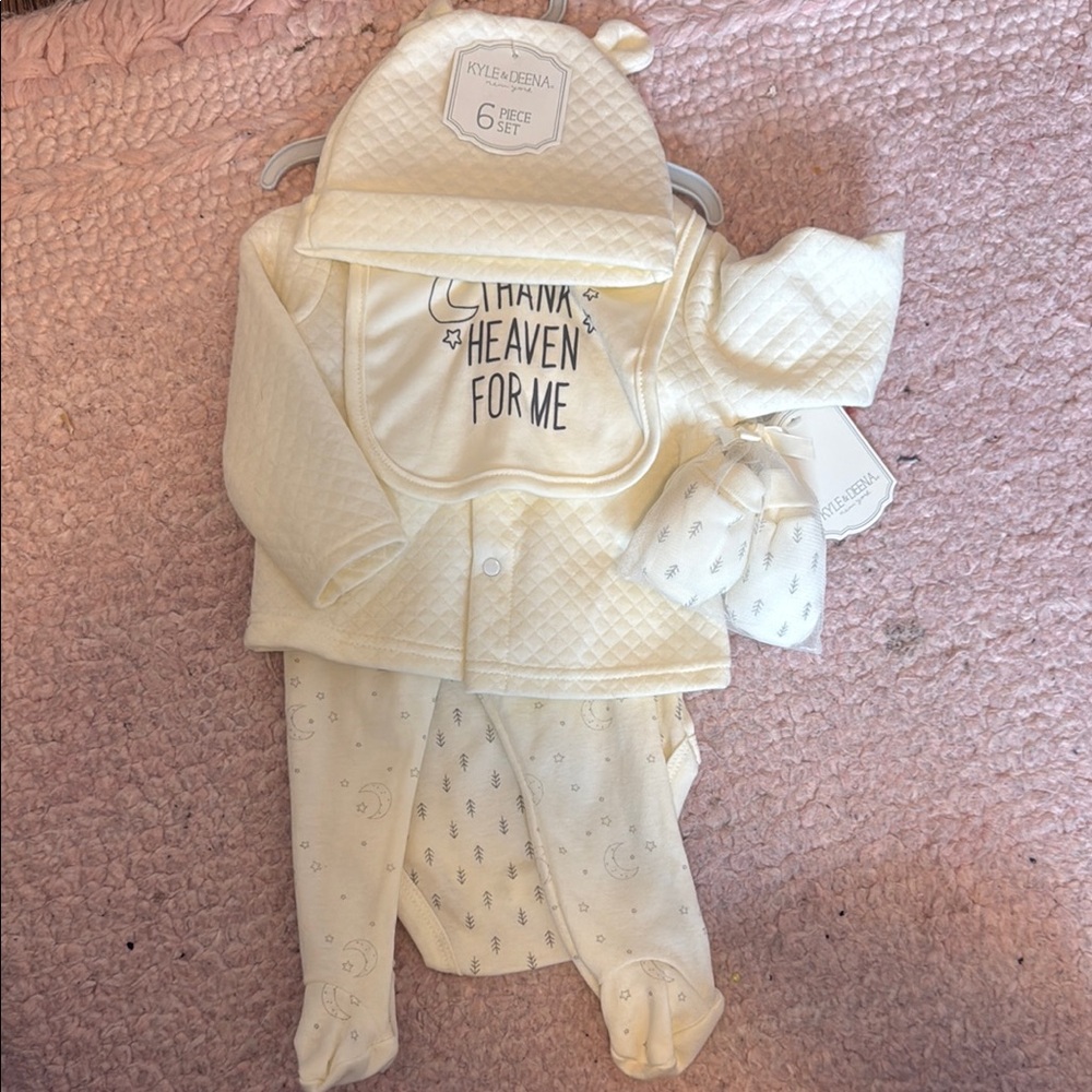 Kyle & Deena Baby Outfit Set in Cream